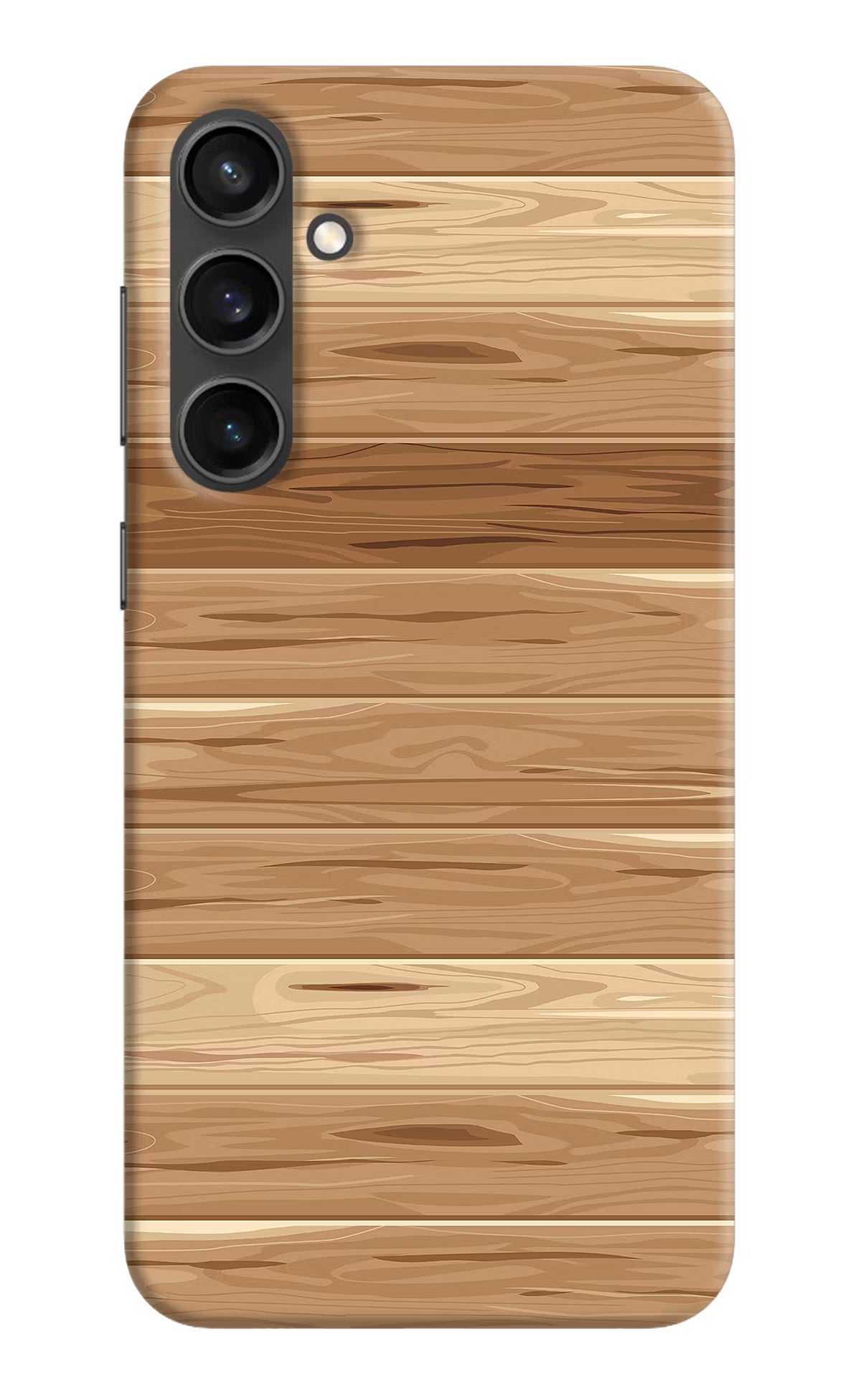 Wooden Vector Samsung S23 Hard Case Back Cover by Casekaro