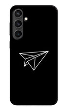 Paper Plane White Samsung S23 Hard Case Back Cover by Casekaro