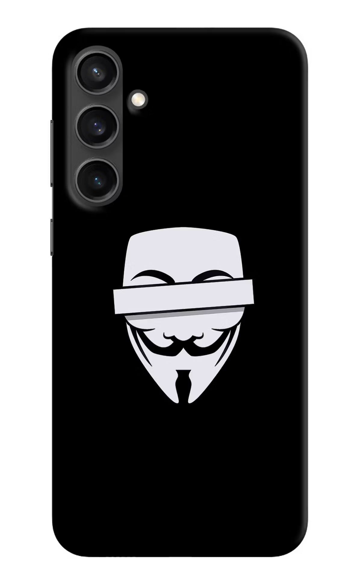 Anonymous Face Samsung S23 Hard Case Back Cover by Casekaro