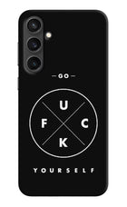 Go Fuck Yourself Samsung S23 Hard Case Back Cover by Casekaro