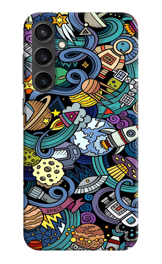 Space Abstract Samsung S23 Hard Case Back Cover by Casekaro