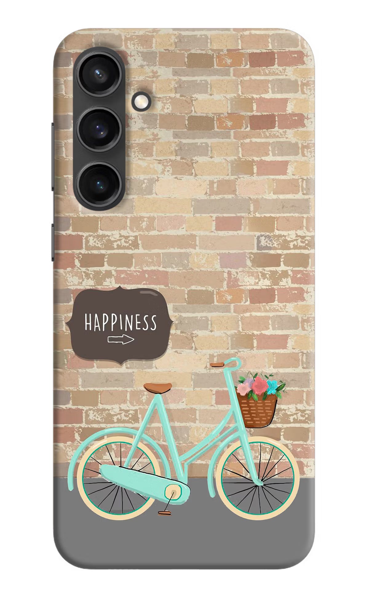 Happiness Artwork Samsung S23 Hard Case Back Cover by Casekaro