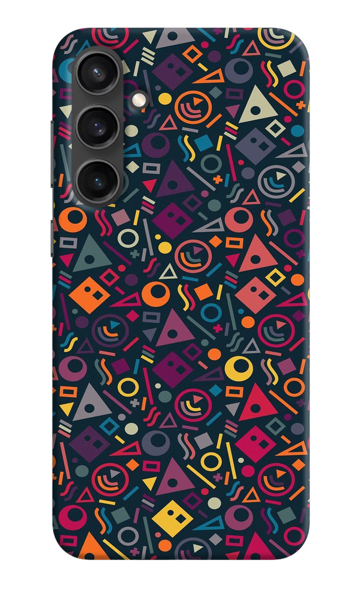 Geometric Abstract Samsung S23 Hard Case Back Cover by Casekaro