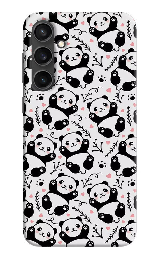 Cute Panda Samsung S23 Hard Case Back Cover by Casekaro