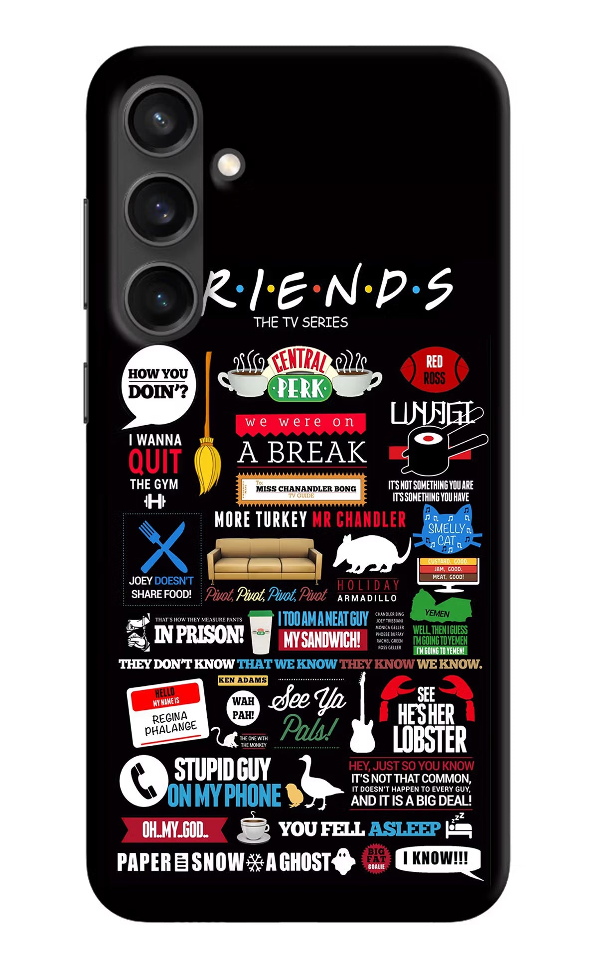 FRIENDS Samsung S23 Hard Case Back Cover by Casekaro