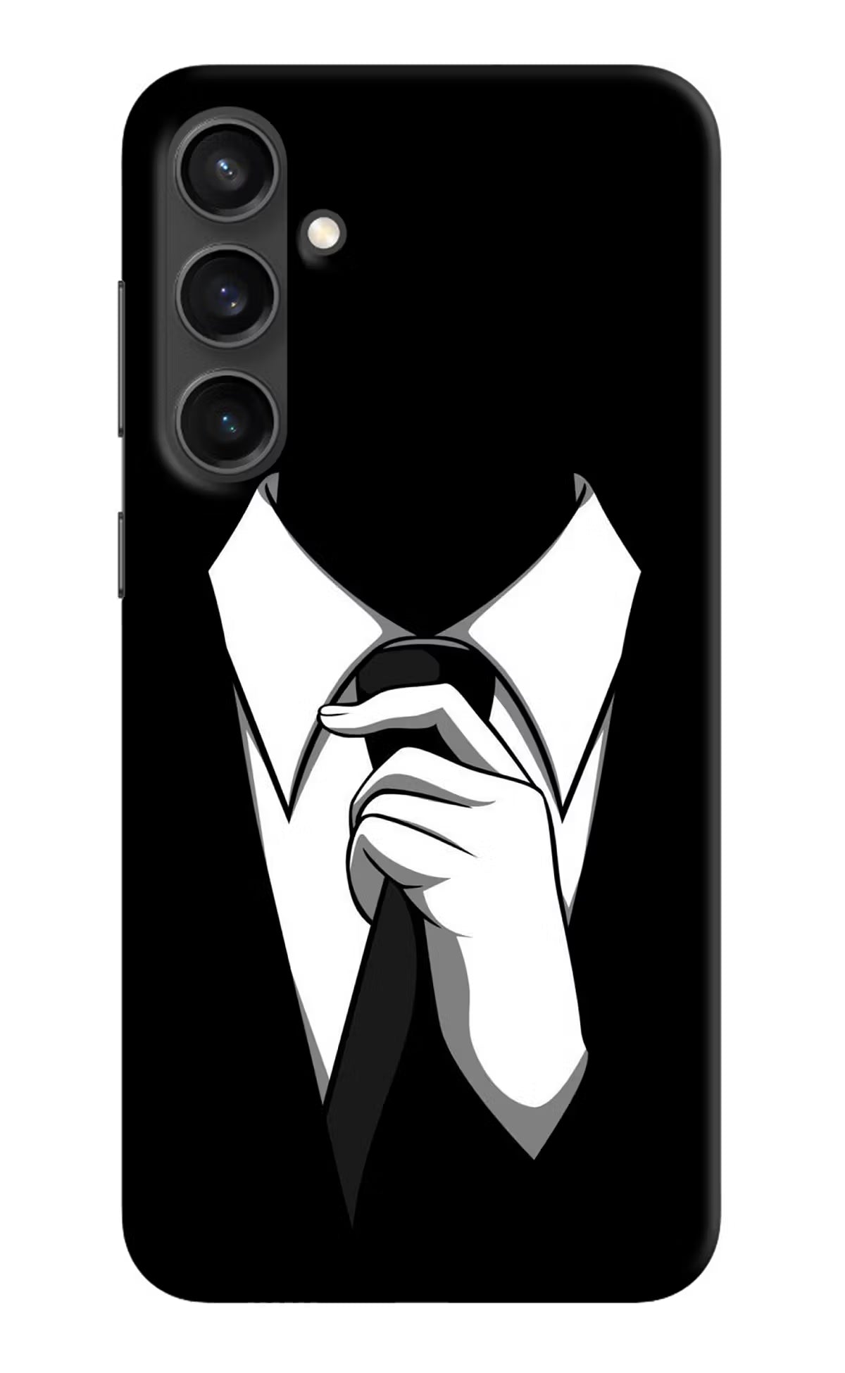 Black Tie Samsung S23 Hard Case Back Cover by Casekaro