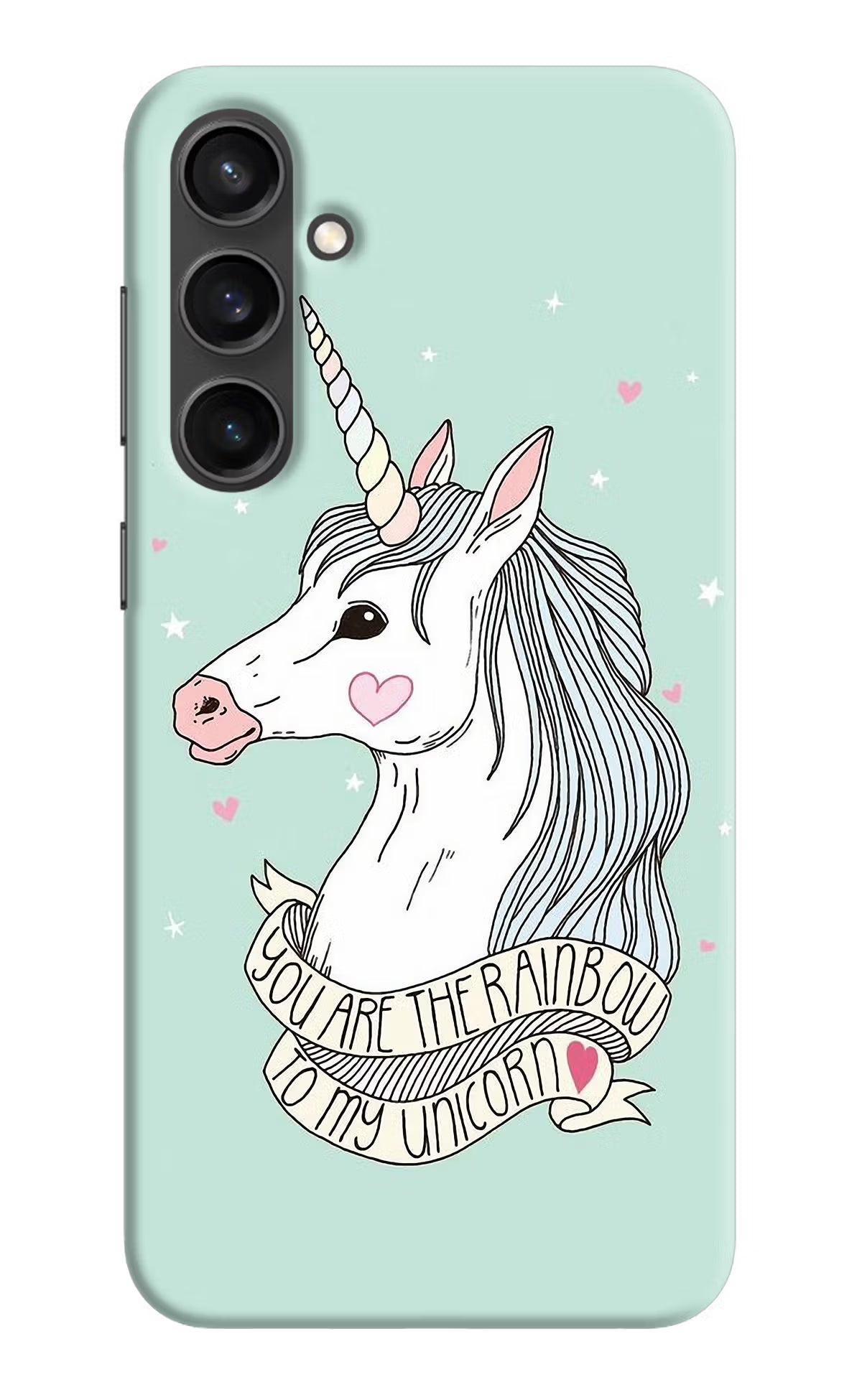 Unicorn Wallpaper Samsung S23 Hard Case Back Cover by Casekaro