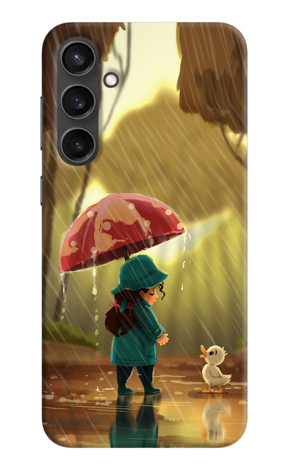 Rainy Day Samsung S23 Hard Case Back Cover by Casekaro
