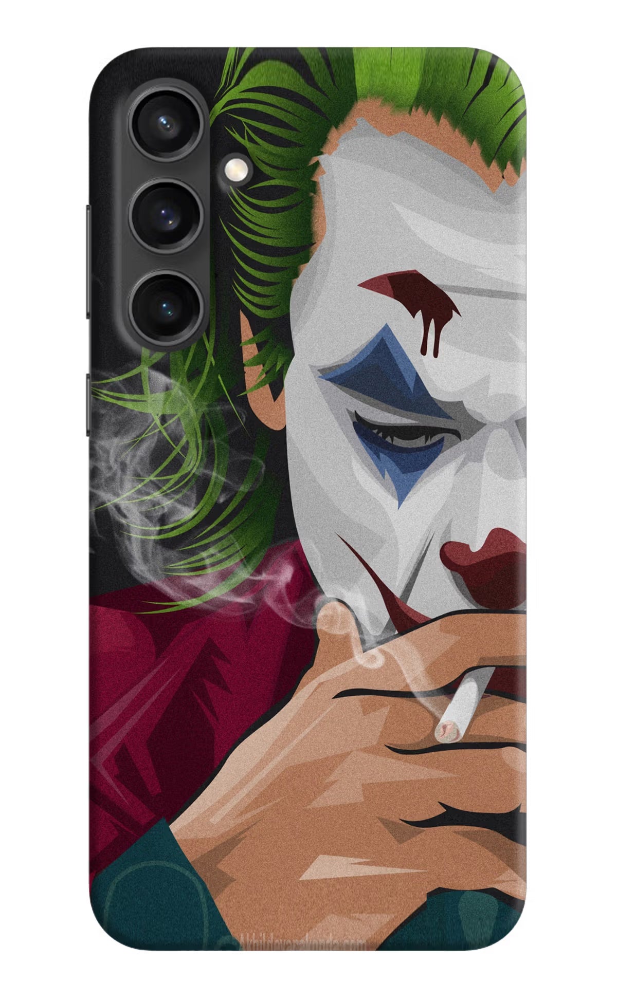 Joker Smoking Samsung S23 Hard Case Back Cover by Casekaro