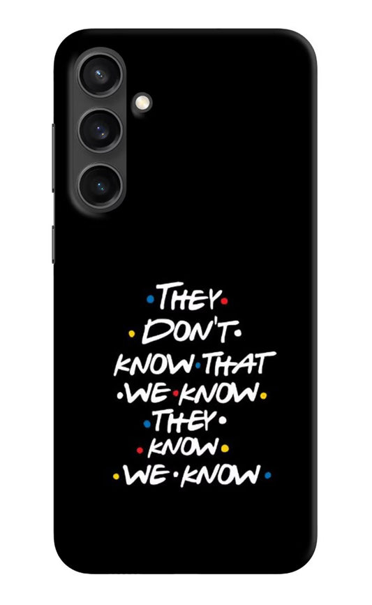 FRIENDS Dialogue Samsung S23 Hard Case Back Cover by Casekaro