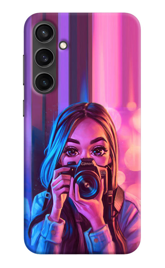 Girl Photographer Samsung S23 Hard Case Back Cover by Casekaro
