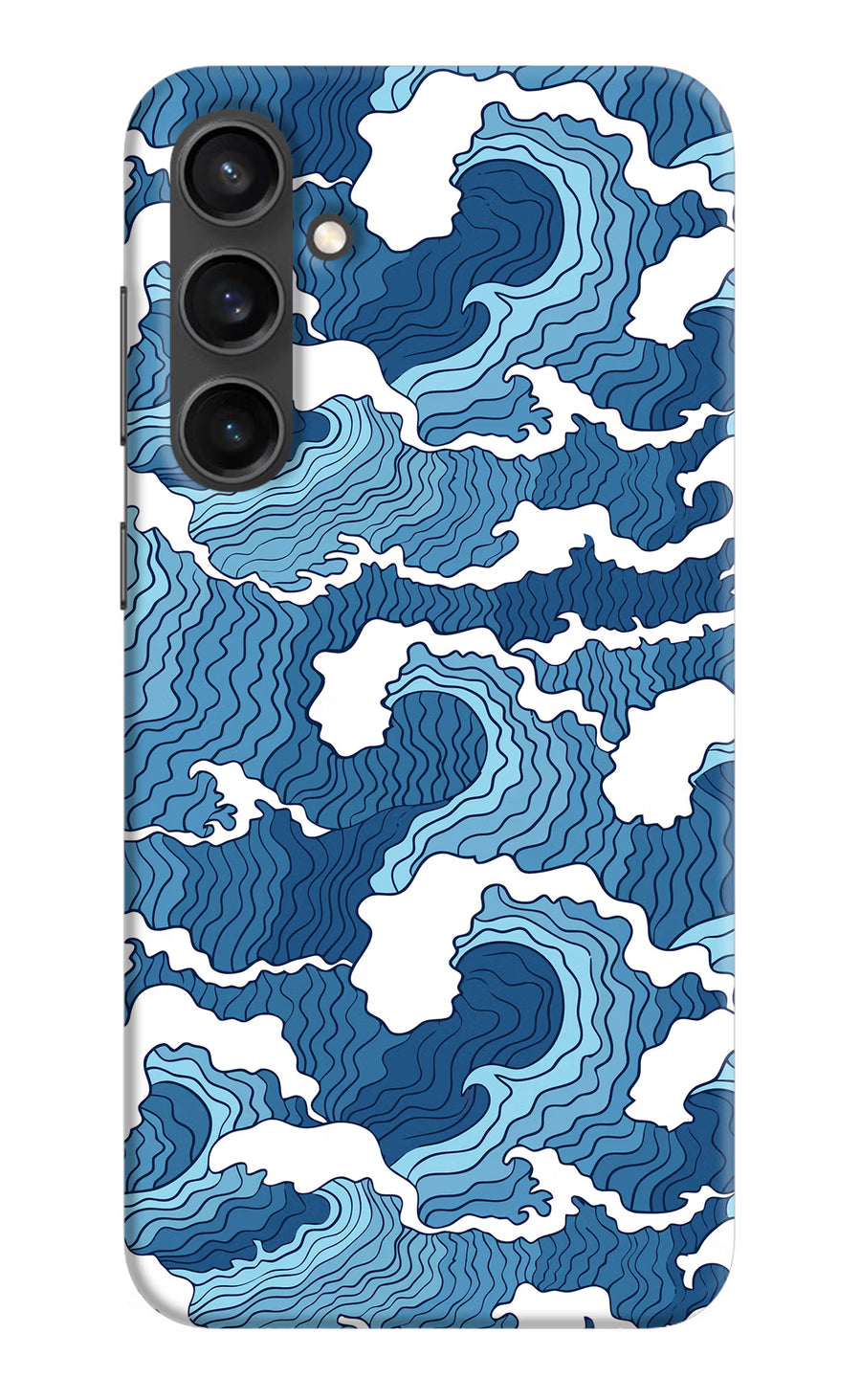 Blue Waves Samsung S23 Back Cover, Hard case