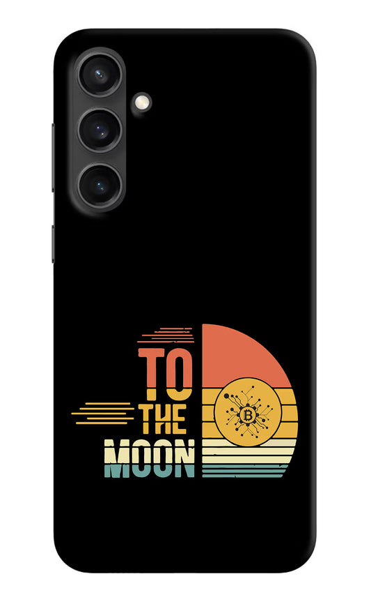 To the Moon Samsung S23 Hard Case Back Cover by Casekaro