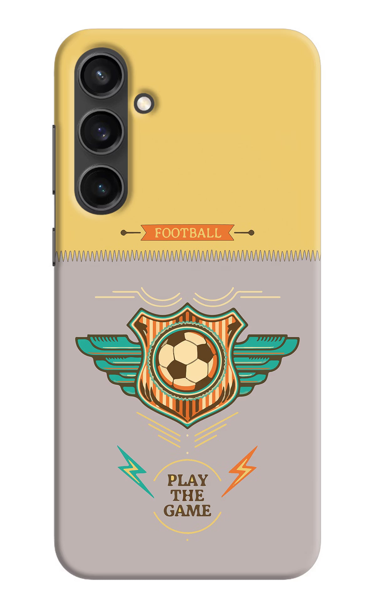 Football Samsung S23 Hard Case Back Cover by Casekaro