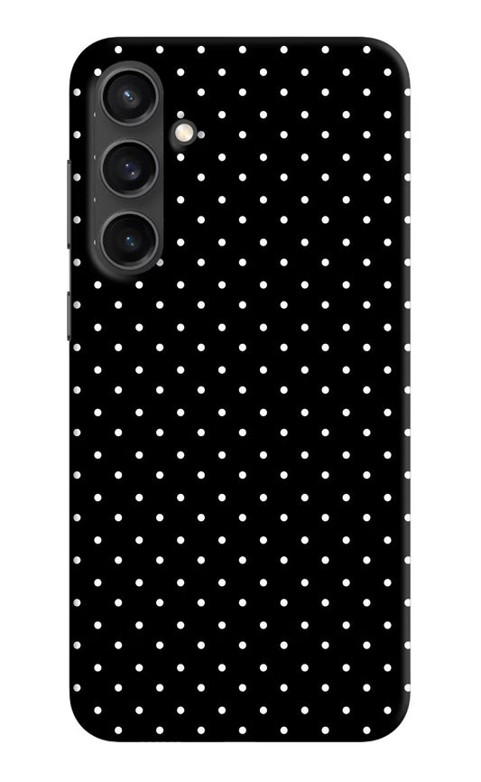 White Dots Samsung S23 Hard Case Back Cover by Casekaro