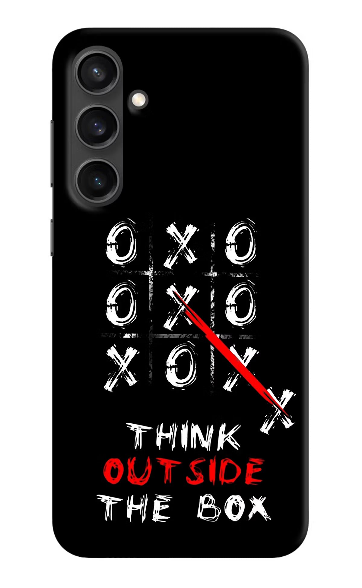 Think out of the BOX Samsung S23 Hard Case Back Cover by Casekaro