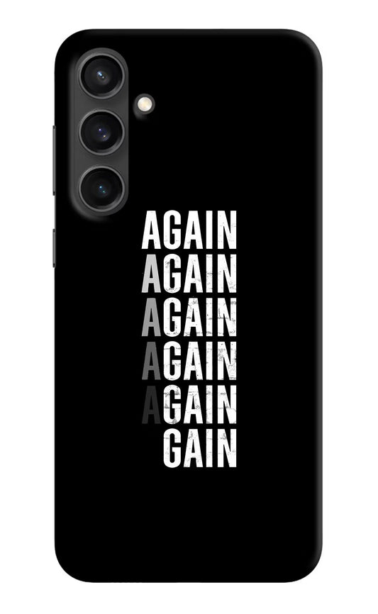 Again Again Gain Samsung S23 Hard Case Back Cover by Casekaro