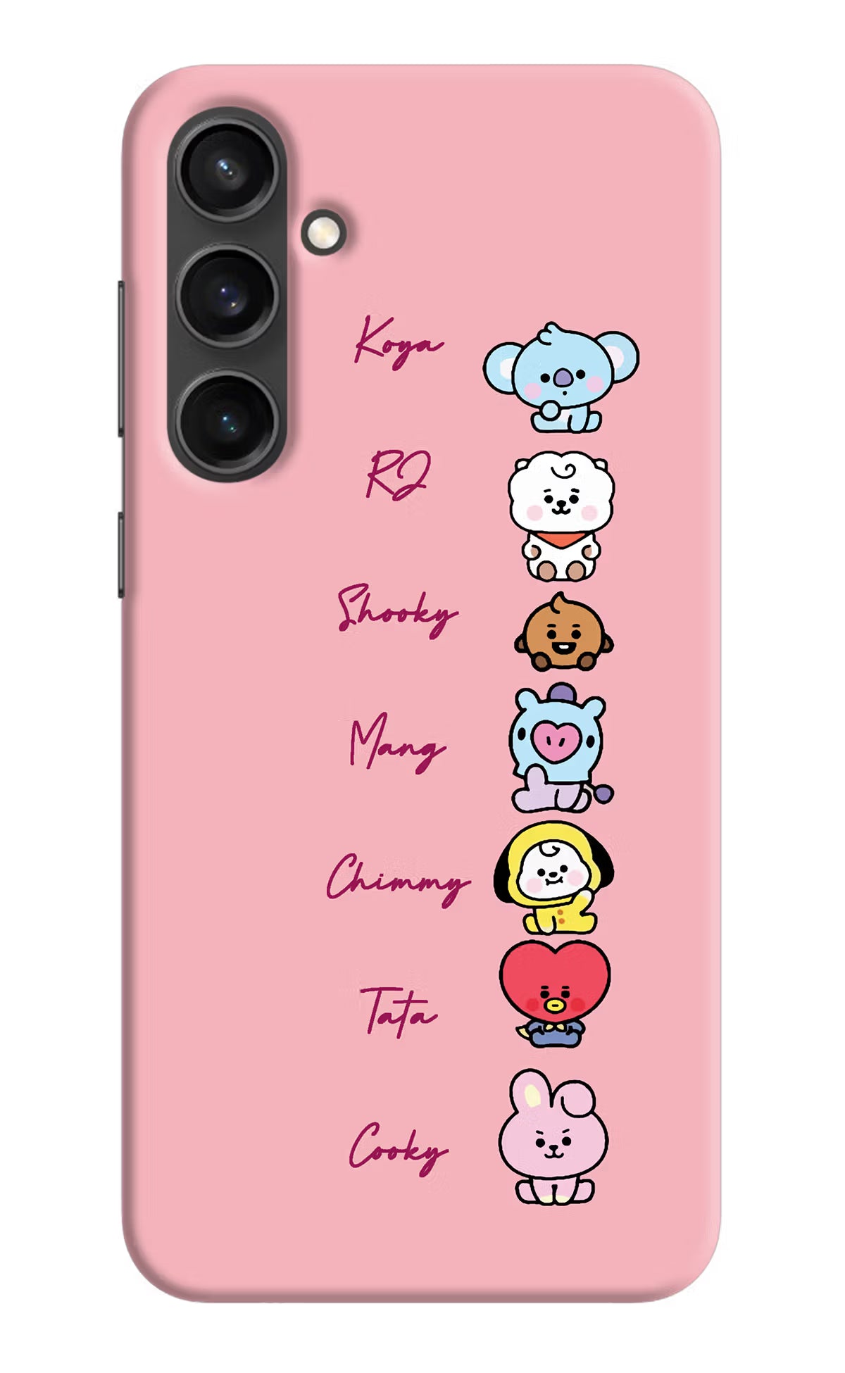 BTS names Samsung S23 Hard Case Back Cover by Casekaro