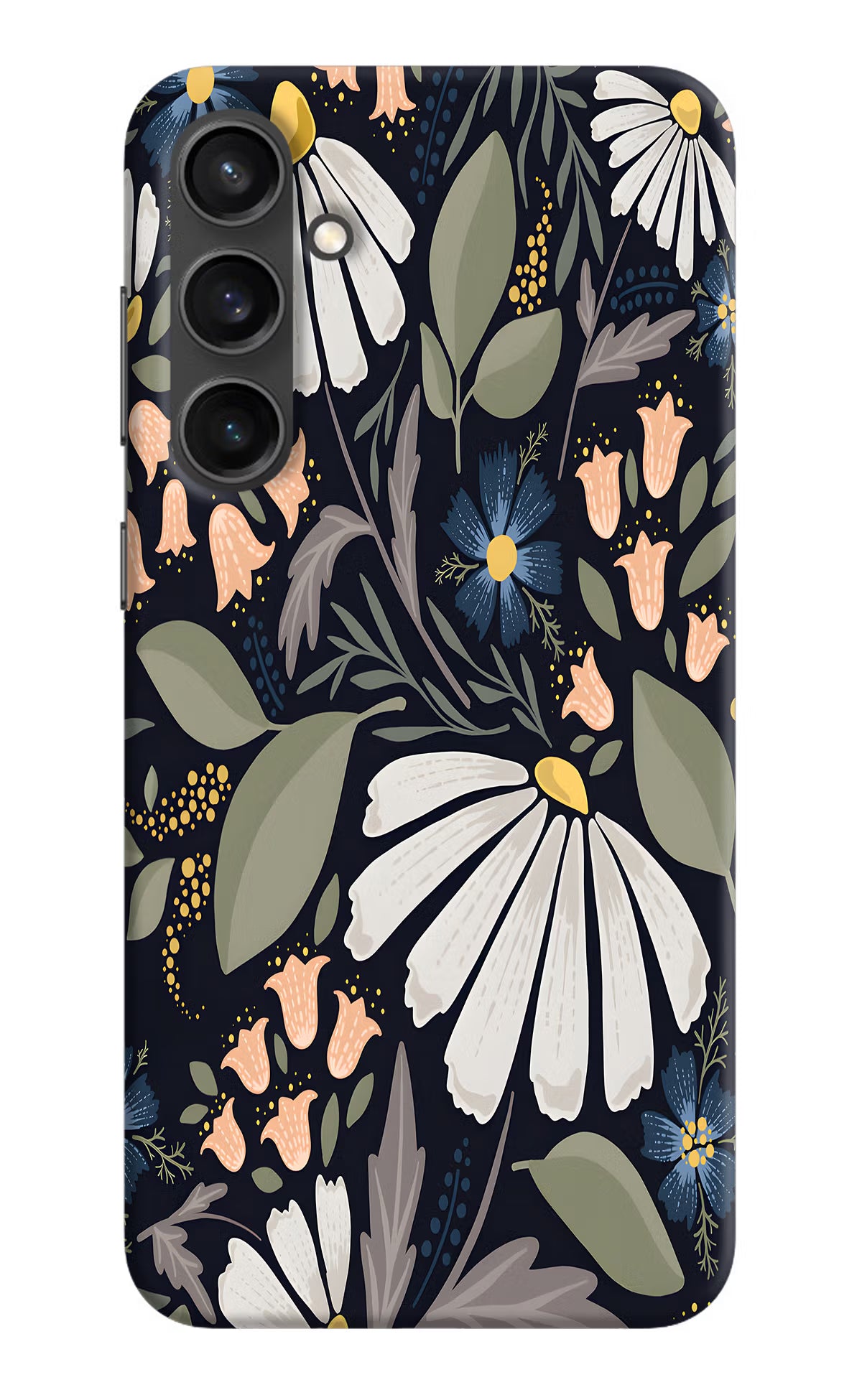 Flowers Art Samsung S23 Hard Case Back Cover by Casekaro