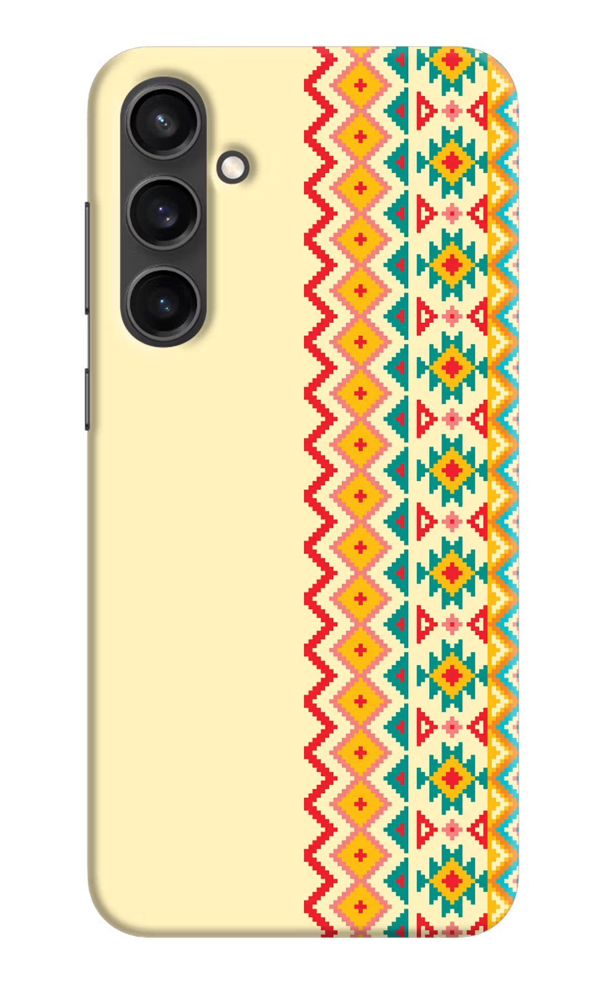 Ethnic Seamless Samsung S23 Hard Case Back Cover by Casekaro