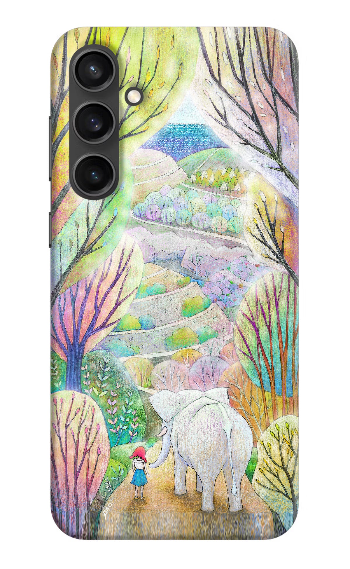 Nature Painting Samsung S23 Hard Case Back Cover by Casekaro