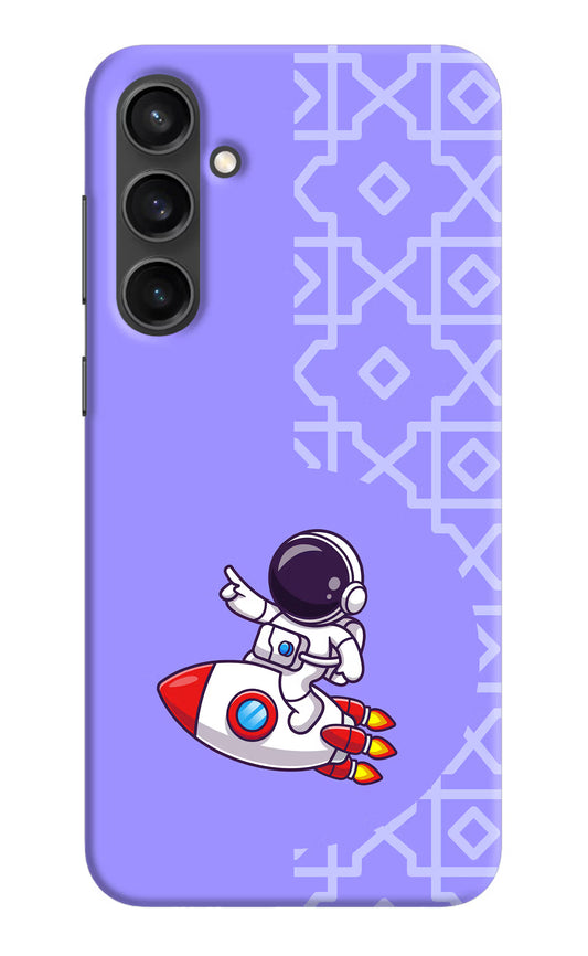 Cute Astronaut Samsung S23 Hard Case Back Cover by Casekaro