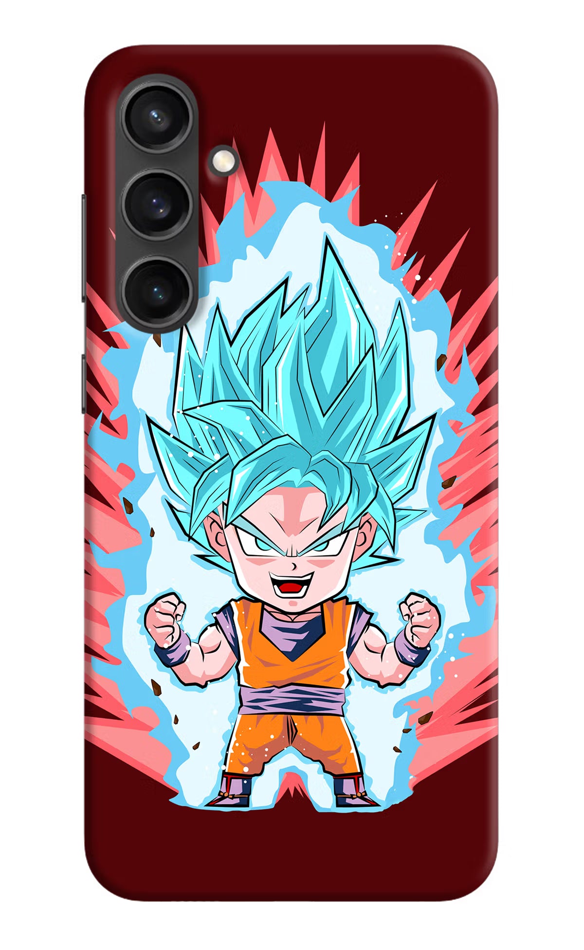 Goku Little Samsung S23 Hard Case Back Cover by Casekaro
