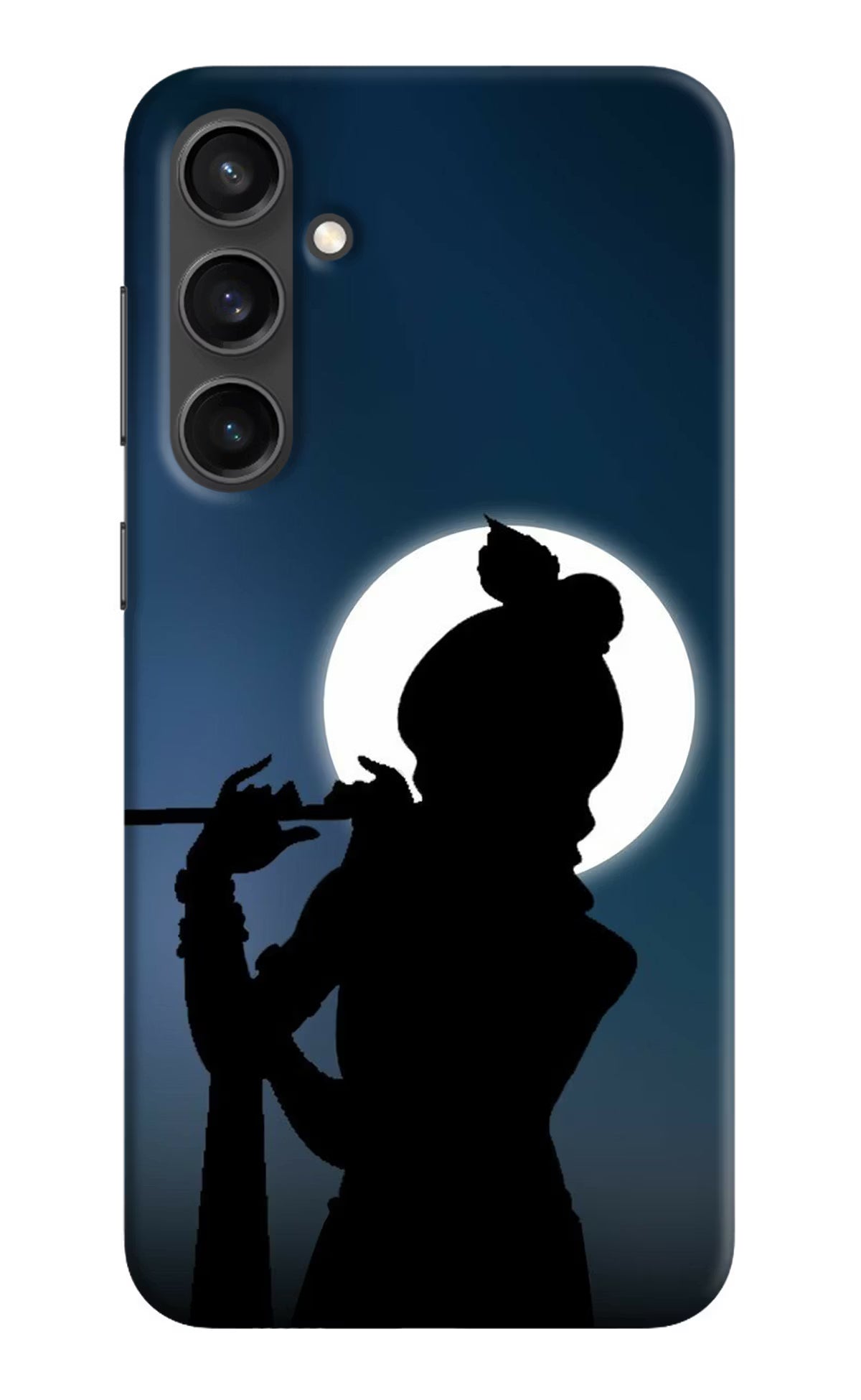 Shri Krishna Silhouette Samsung S23 Hard Case Back Cover by Casekaro
