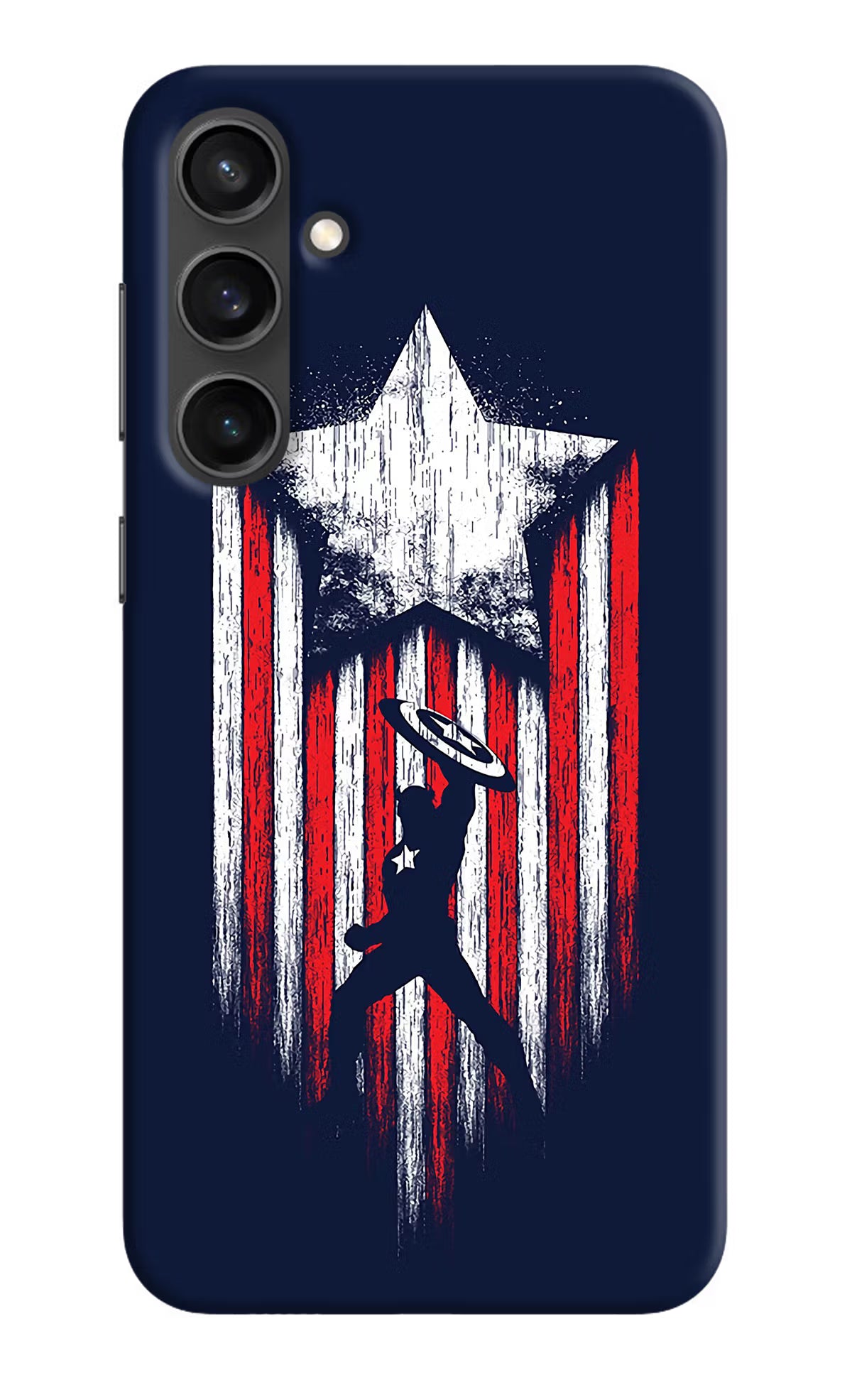 Captain America Marvel Art Samsung S23 Hard Case Back Cover by Casekaro
