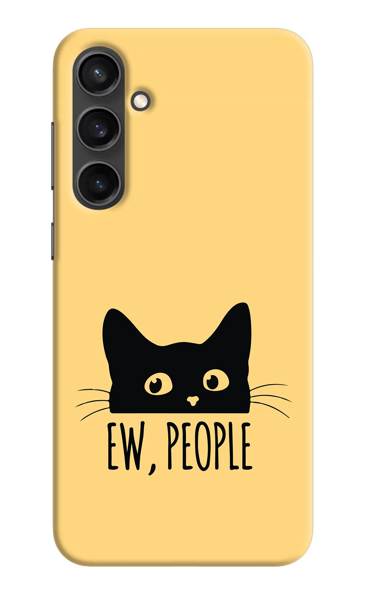 Ew People Catitude Samsung S23 Hard Case Back Cover by Casekaro