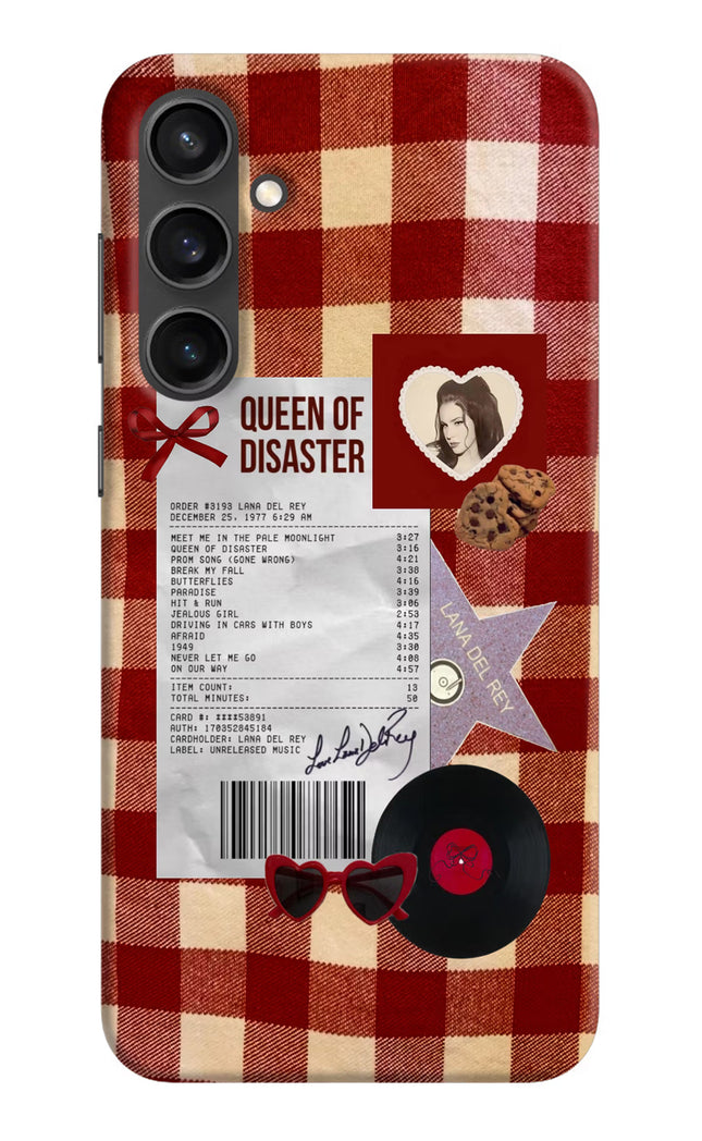 Queen of Disaster Samsung S23 Hard Case Back Cover by Casekaro