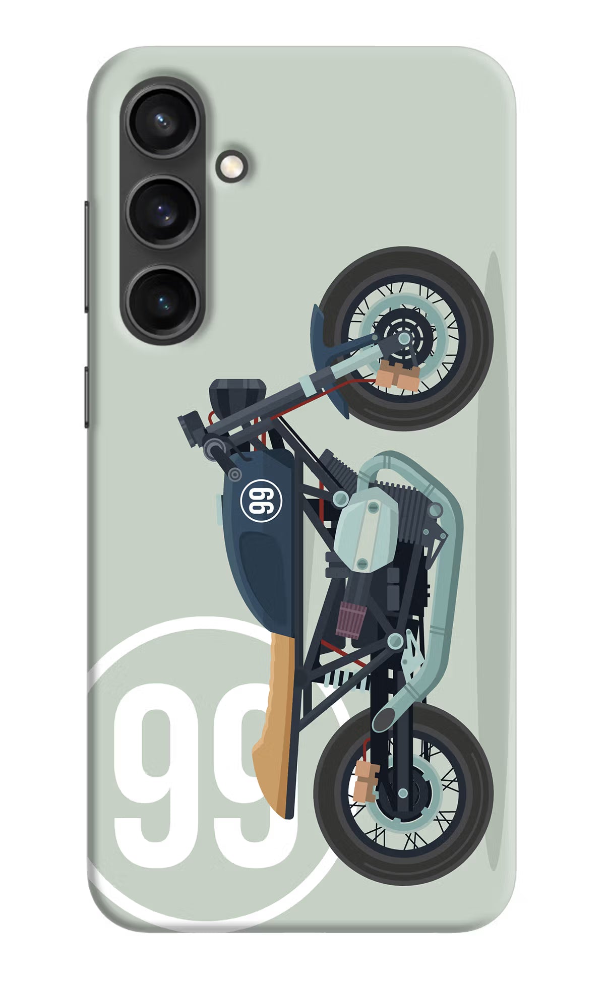 Classic Cafe Racer 99 Samsung S23 Hard Case Back Cover by Casekaro
