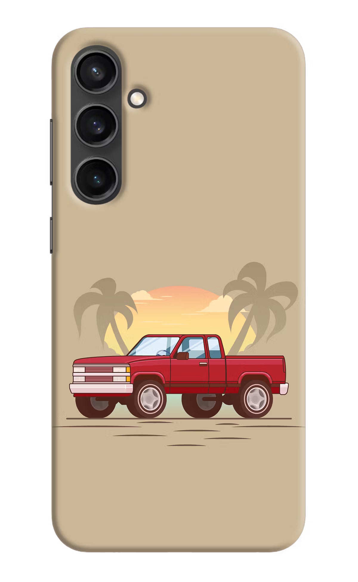 Desert Classic Drive Samsung S23 Hard Case Back Cover by Casekaro