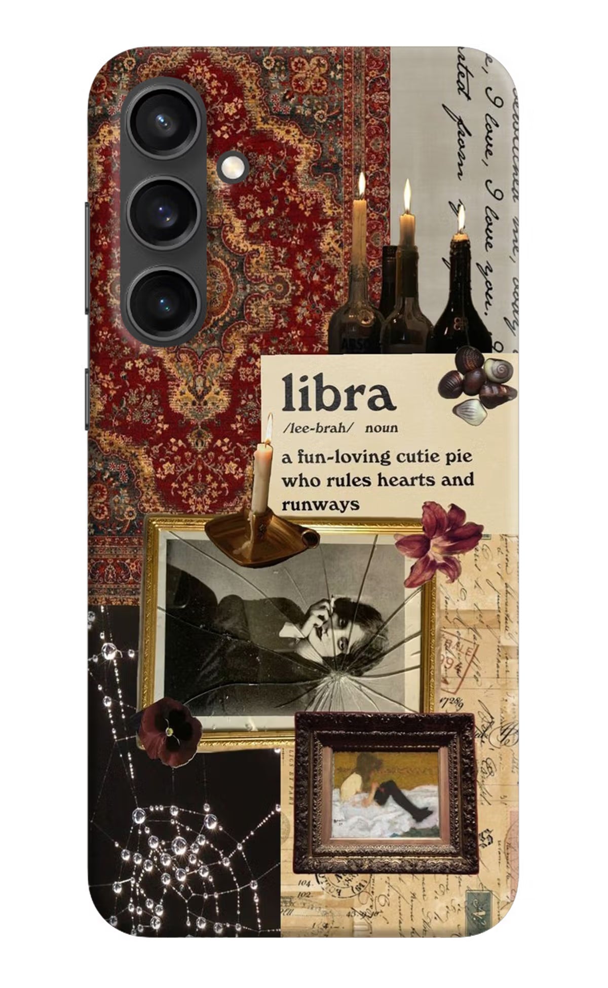 Libra Zodiac Samsung S23 Hard Case Back Cover by Casekaro