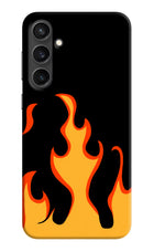 Fired Up – Black Samsung S23 Hard Case Back Cover by Casekaro