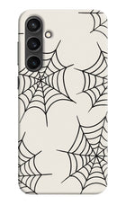 Spider Web Samsung S23 Hard Case Back Cover by Casekaro