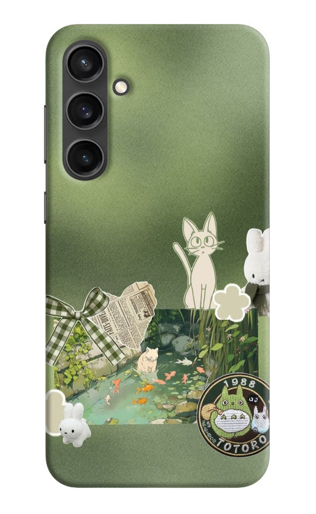 Aesthetic anime Samsung S23 Hard Case Back Cover by Casekaro