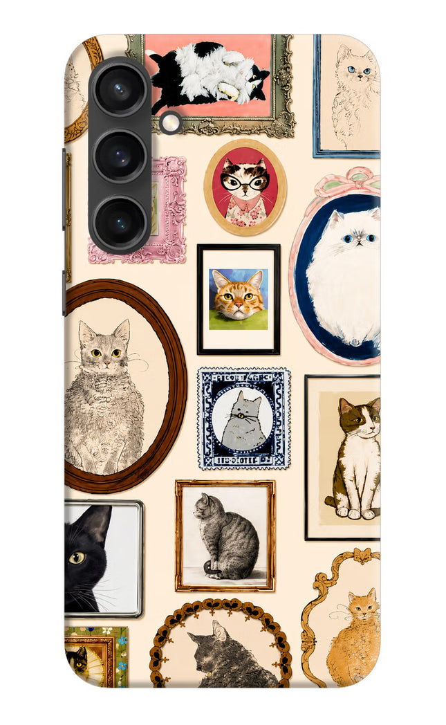Mirror Cats Samsung S23 Hard Case Back Cover by Casekaro
