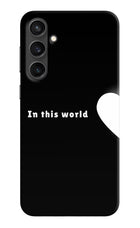 This World Samsung S23 Hard Case Back Cover by Casekaro