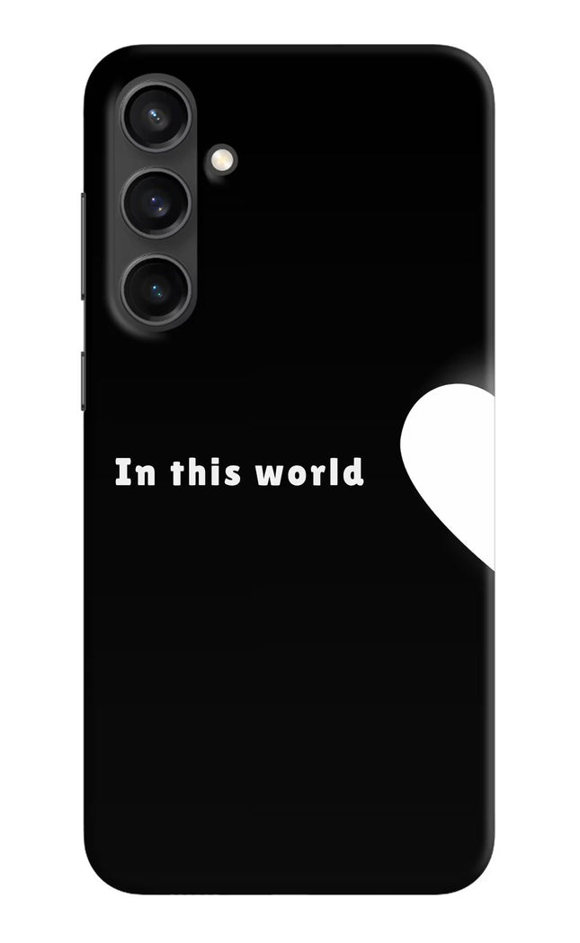 This World Samsung S23 Hard Case Back Cover by Casekaro