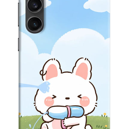 Bunny Treat Samsung S23 Hard Case Back Cover by Casekaro