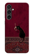 Midnight Cat Samsung S23 Back Cover