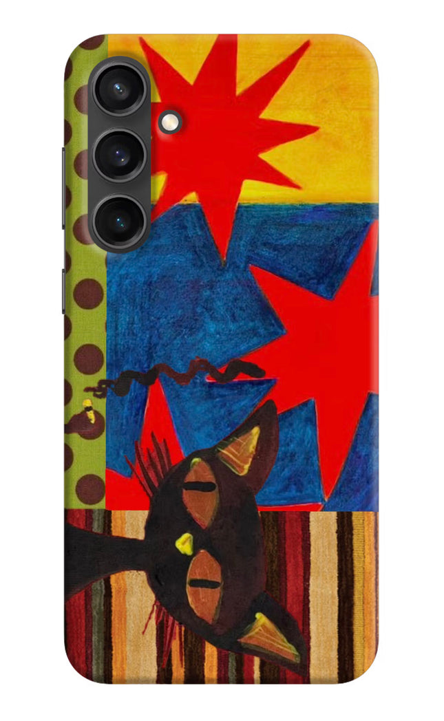 Pop Cat Samsung S23 Hard Case Back Cover by Casekaro