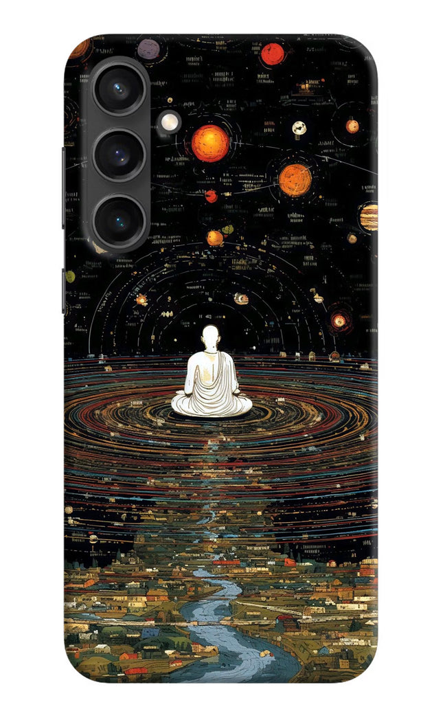 Space Monk Samsung S23 Hard Case Back Cover by Casekaro