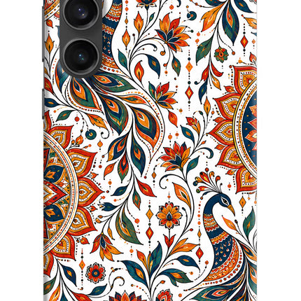White Mayura Samsung S23 Back Cover