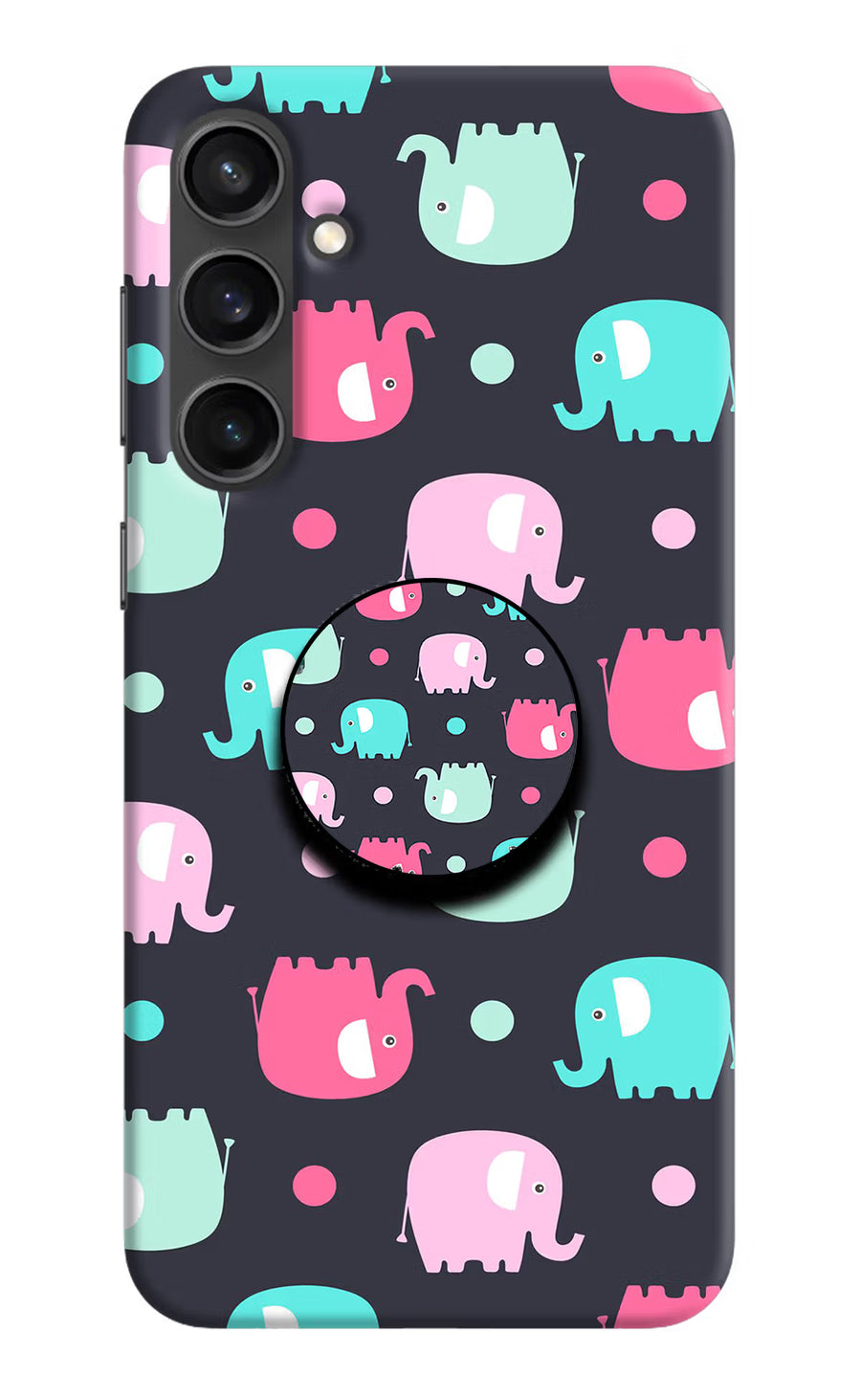 Baby Elephants Samsung S23 Pop Case, Hard case