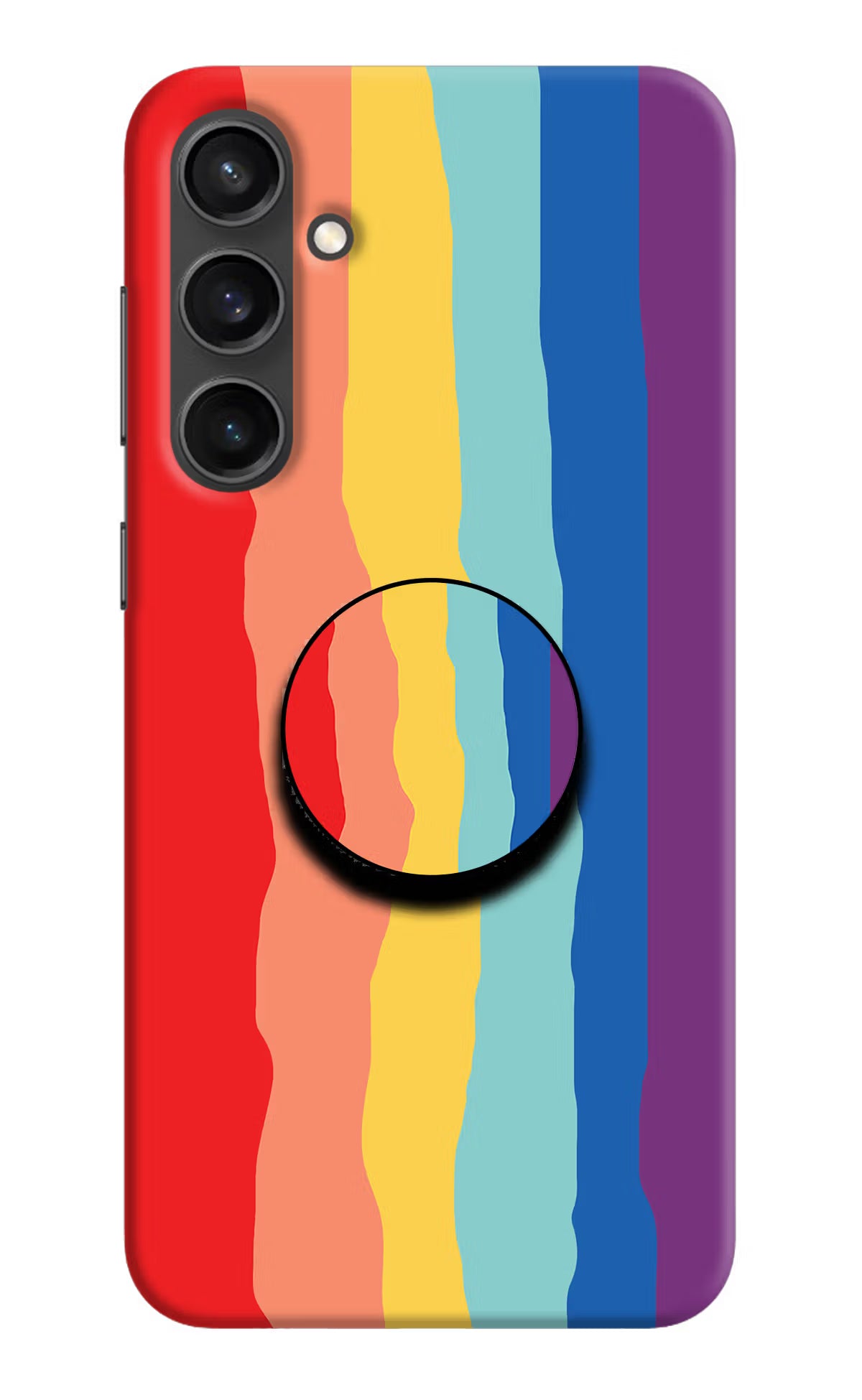 Rainbow Samsung S23 Pop Case by Casekaro