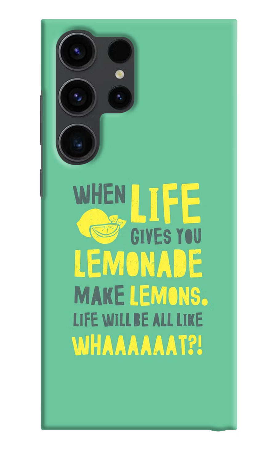 Quote Samsung S23 Ultra Back Cover, Hard case