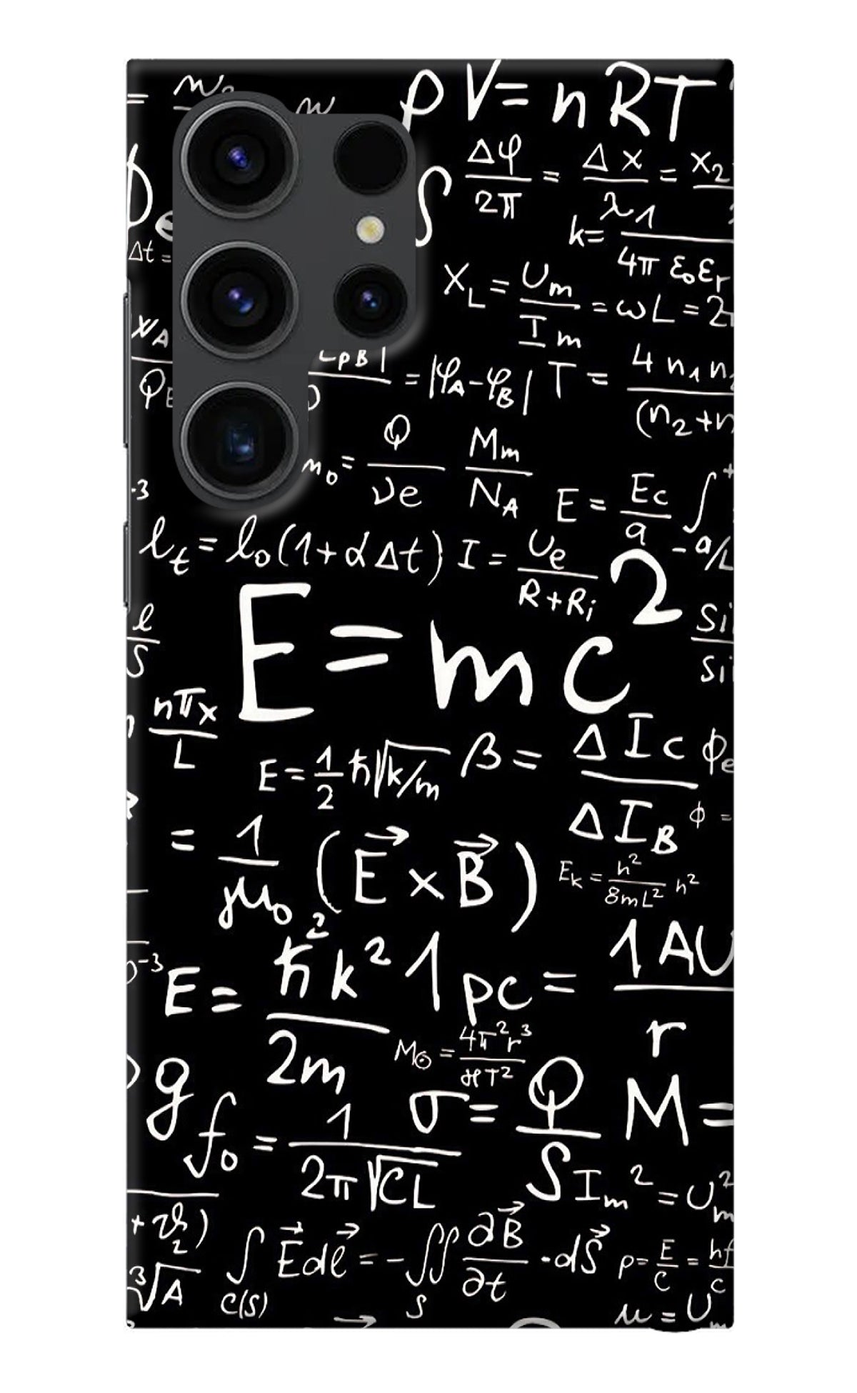 Physics Albert Einstein Formula Samsung S23 Ultra Back Cover