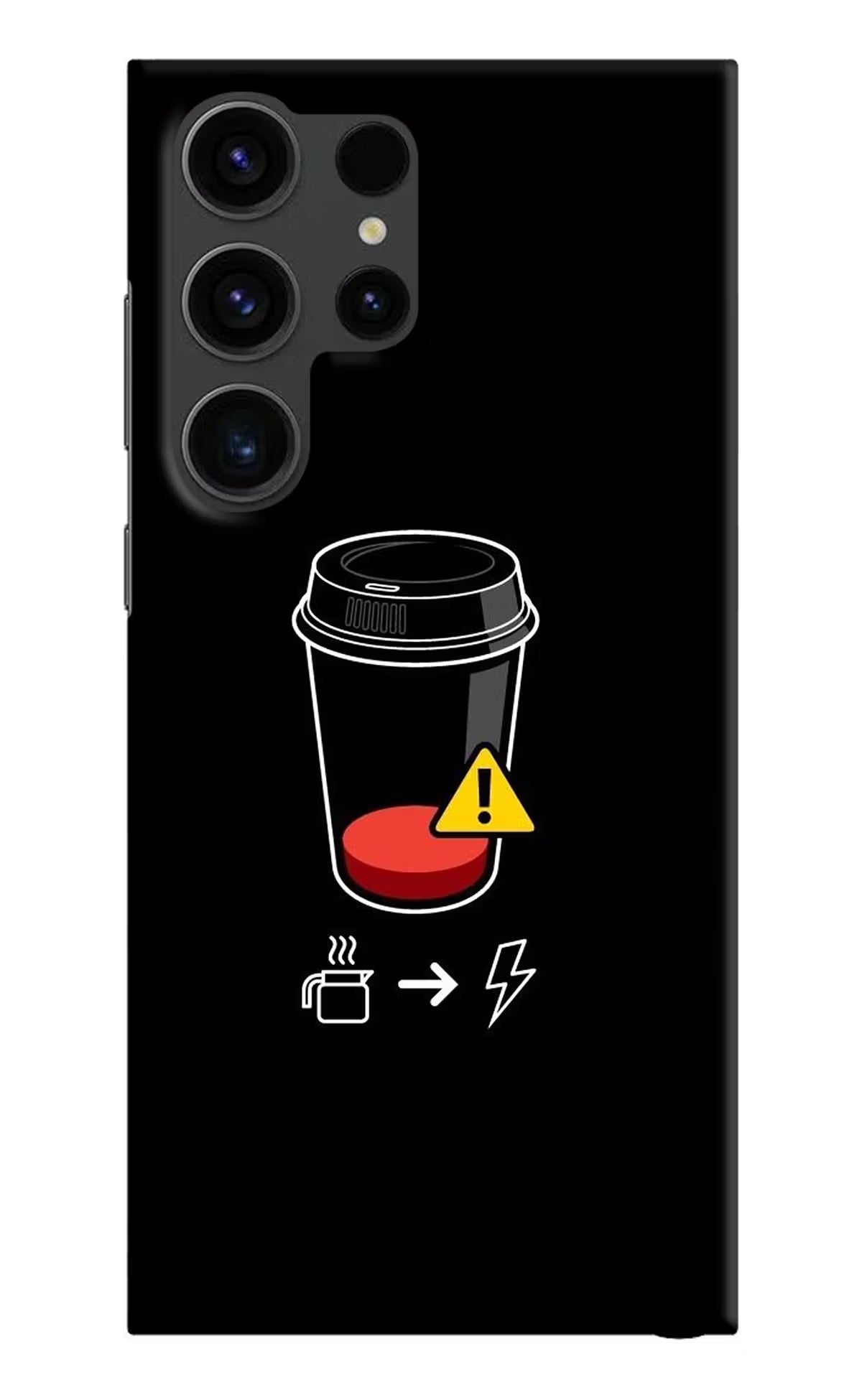 Coffee Samsung S23 Ultra Hard Case Back Cover by Casekaro